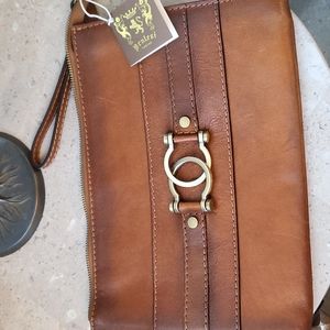Protest Firenze Italian Leather large clutch